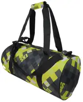Сумка спортивная для тренировок 28L Wallaby, Украина салатовая с черным