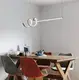 Люстра светодиодная подвесная LED светильник для квартиры на потолок лэд 27253 Черный 30-140х20х120 см.