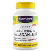Натуральная добавка Healthy Origins Astaxanthin Triple Strength 12 mg, 60 капсул