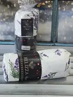 Lavender 180х200см. Фланель. Простирадло на резинці з наволочками. Belizza Туреччина.