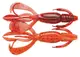1551-04-30 Силикон Keitech Crazy Flapper 2.8" (8 шт/упак) ц:407 delta craw