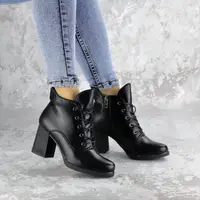 Ботильйони жіночі Fashion Lina 2316 36 розмір 23,5 см Чорний