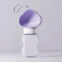 Бутылка-поилка для собак и кошек Semi Foot, 350 мл, Purple