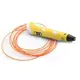 3D ручка Smart 3D Pen 2 c LCD дисплеем, Детская электроручка для фигурок из пластика. Цвет: желтый