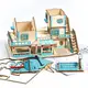 Деревянные 3D пазлы Трехмерный конструктор-головоломка 32 см * 19.5 см * 24 см