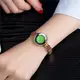 ☄Часы Pollock Jewel Green круглые кварцевые женские стальные аксессуар для девушек
