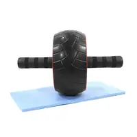 Колесо Dobetters WT-E101 Red + Black для мышц пресса широкое ролик для домашних упражнений