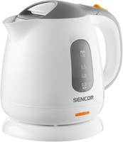 Електрочайник Sencor SWK 1100WH 1 л білий із сірим
