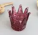 Подсвечник Корона стеклянная h8см марсала Гранд Презент 1015552-1 марсала