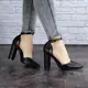 Туфли женские на каблуке Fashion Clifford 1756 37 размер 24 см Черный