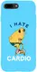 Чехол-накладка TOTO Matt TPU 2mm Print Case Apple iPhone 7 Plus/8 Plus #5 Hate Cardio Sky Blue