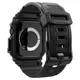 Чехол и ремешок Spigen для Apple Watch 10 (46mm) - Rugged Armor Pro 2 in 1, Black (ACS08604)