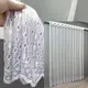 Готовая тюль (2,5х2,75м.) "Грек-сетка" с вышивкой и люрексом. Цвет белый. Код 1818т 40-993