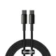 Кабель BASEUS Type-C to Type-C Tungsten Gold Fast Charging |2m, 100W, 5A| (CATWJ-A01)