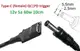 Переходник на 12v (max 5a, 60w) 5.5x2.5mm 8-10cm з USB Type-C (Female) Quick Charge Power Delivery QC|PD тригер (A class) 1 день гар.