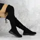Женские зимние ботфорты Fashion Fabio 1364 37 размер 23,5 см Черный
