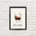 Постер в рамке Choose happiness 15x21 см, A5 (MT5_COF006_BL)