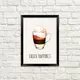 Постер в рамке Choose happiness 15x21 см, A5 (MT5_COF006_BL)