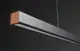 Люстра светодиодная подвесная LED светильник для квартиры на потолок лэд 27353 Черный 15-100х6х120 см.