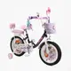 Детский двухколесный велосипед 16" дюймов Corso Emily ML-522 стальная рама 1 скорость. Violet and White (188190)