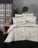 Полуторное Турецкое Постельное Белье First Choice Cotton Satin Reagen Toprak