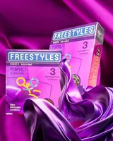 Презервативы FREESTYLES №3 Ribbed, ребристые