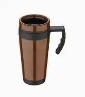 Термокружка Bergner Neon Classic BG-37516-BR 400 мл коричневая