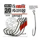 Крючки офсетные Fanatik FO-3315 №2\0 4шт.