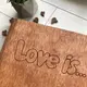 Деревянный альбом для фото и записей «Love is»