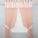 Кухонный комплект, (280х170см.) шторки с ламбрекеном и подхватами. Цвет персиковый с белым. Код 084к 52-0624