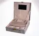 Шкатулка для украшений из эко кожи 2 яруса Серый HP-5-35G