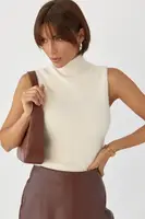 Жіноча жилетка із альпаки - молочний цвет, ONE SIZE