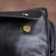 Бананка кожаная Vintage 14809 Черная