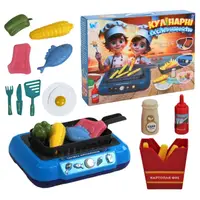 Игровой набор кулинарные эксперименты WToys, подсветка, звуковые эффекты, 13 аксессуаров. Multicolor (154306)