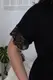 Женский вискозный халат Хч1201 Чорный