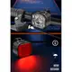 Набор велофонариков передний+задний 6/4 режима XA325 |Type-C, 3-9h|