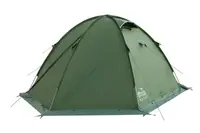 Палатка трехместная Tramp Rock 3 V2 TRT-028-green 330х220x130 см зеленая
