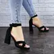Женские босоножки Fashion Parry 1818 40 размер 25,5 см Черный