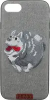 Чохол-накладка PUZOO TPU+TPU with stitchwork craft Ballon Dog iPhone 7/8/SE 2020 Gray