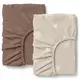 Набор простыни на резинке в детскую кроватку 60х120 фланель WINTER BEIGE