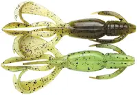 1551-14-28 Силікон Keitech Crazy Flapper 2.4" (10 шт / уп) ц:401 green pumpkinpp.chart