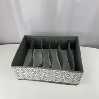 Ящик-органайзер для зберігання білизни Stenson TD00172-grey-1 6 відділень