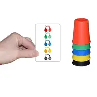 Настольная игра детская "Quck cups" логическая,соревновательная на скорость для компании детей и взрослых