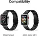 Металлический ремешок Spigen Modern Fit для Apple Watch (42 / 44 / 45 / 49 MM) Черный (062MP25403)