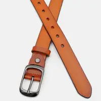 Жіночий ремінь шкіряний Borsa Leather CV1ZK-008g-ginger