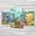Модульные триптих картины для детей, 60х90 см, (40x25-2/60x35)