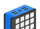 Водонепроницаемый Power Bank + Фонарь с солнечной батареей, синий 30000 mA