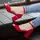 Женские босоножки Fashion Jacee 2771 40 размер 26 см Красный