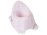 Горщик дитячий антиковзкий з музикою DUCK light pink