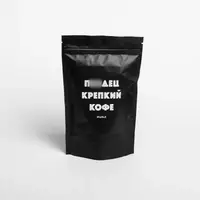 Кофе "Пиз*ец Крепкий Кофе", русский
